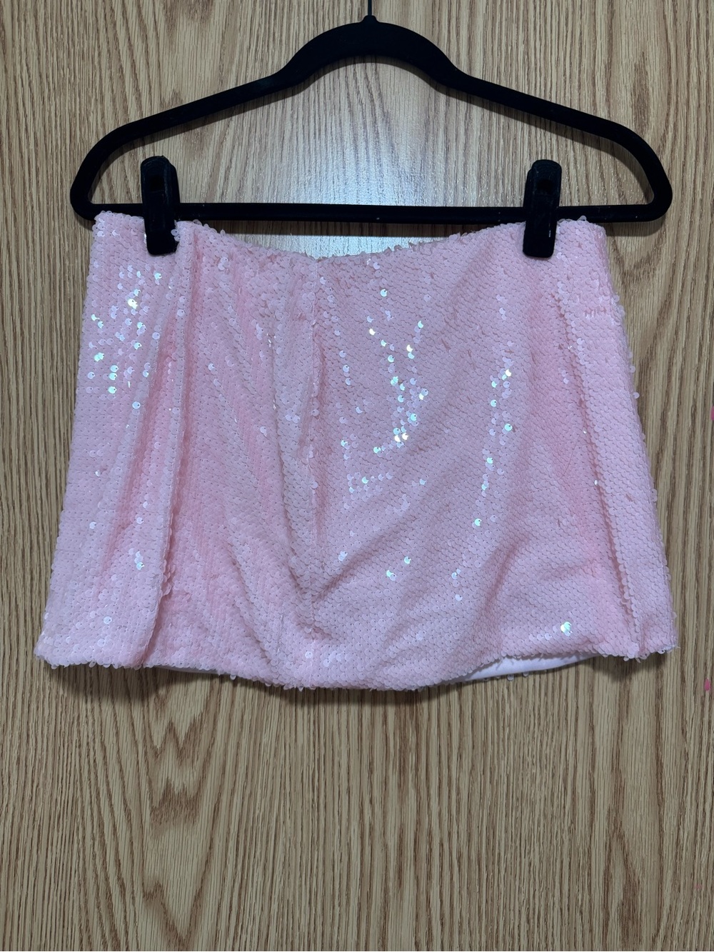 Shop Priceless Pink Sequin Mini Skort – Size L